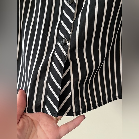 NWT Kim Rogers Button Down Striped Blouse Women’s Size 2X - Picture 5 of 16